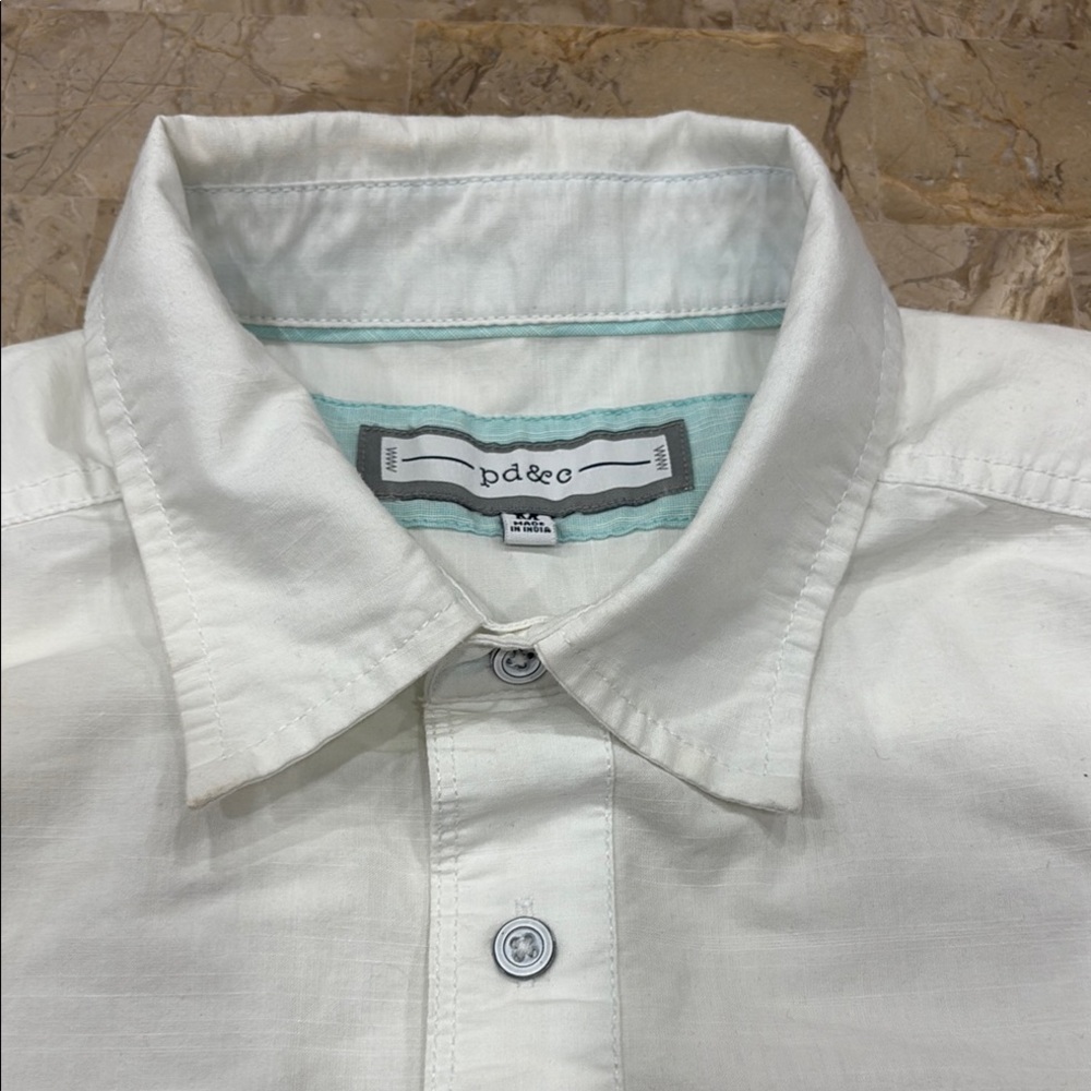 ❤️ PD&C Men's White Shirt